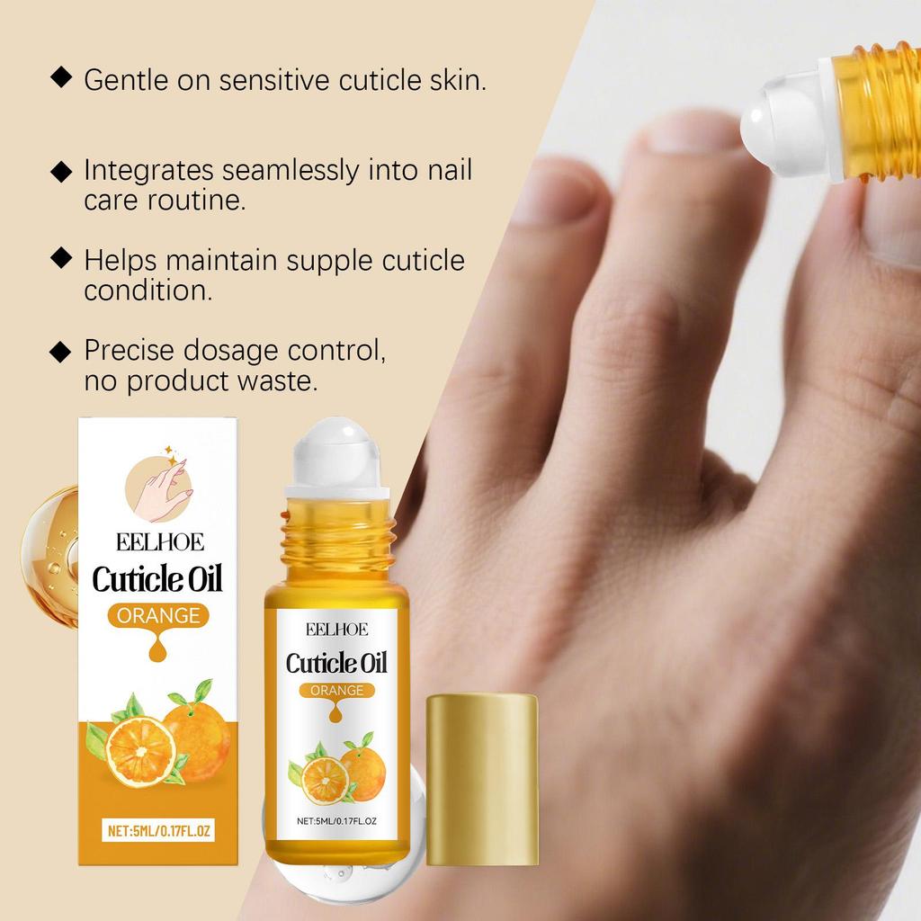 Gentle Nourishing Cuticle Oil - Moisturizing Nail & Cuticle Care, Daily Use Formula, Portable & Long-Lasting Shiny Smooth Nails