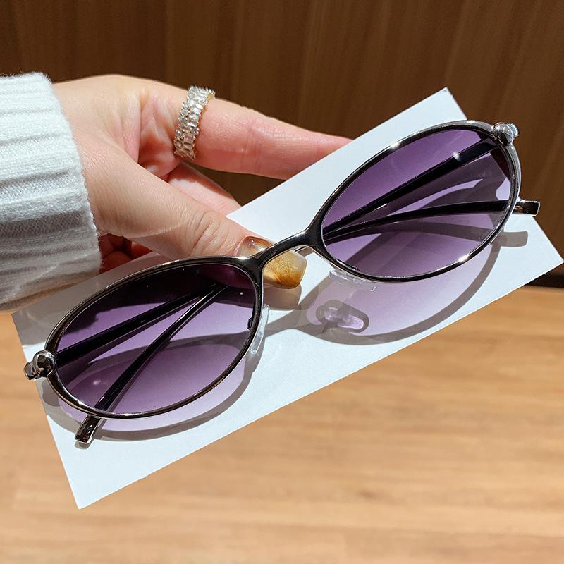 New small frame sunglasses retro fashion Spice Girl style premium sunglasses old money wind sunglasses S