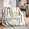 1 peça Manta de Amor de Mãe, Manta Leve de Flanela Para Sofá, Cama, Viagem, Acampamento, Sala de Estar, Escritório, Sofá, Cadeira e Cama