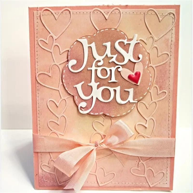 Metal Die Cuts Happy Birthday Card Embossing DIY Photo Album Template Mold Decor