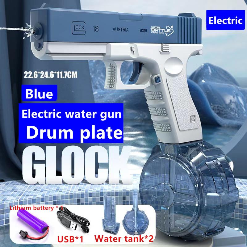 M416 Water Gun Electric Pistolet Shoot Toy Full Automatic Summer Shoot Beach Outdoor Fun Toy For Children Boys Girl Adults Gift