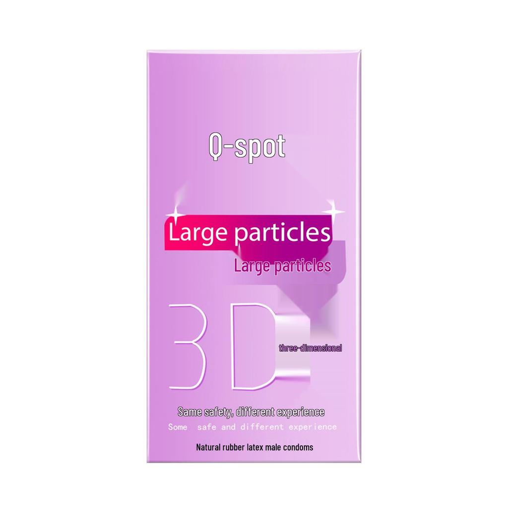 Prezerwatywy z wypustkami Q-point z ząbkami wilka do stymulacji łechtaczki - Długotrwałe bezpieczne zabawki seksualne dla dorosłych