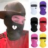Unisex And Windproof Solid Raw Decor  Balaclava Hat With Heart Broken Pattern Autumn And Winter Warm Ski Cold Hat