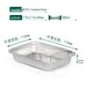 Disposable Aluminum Foil Container with Lid