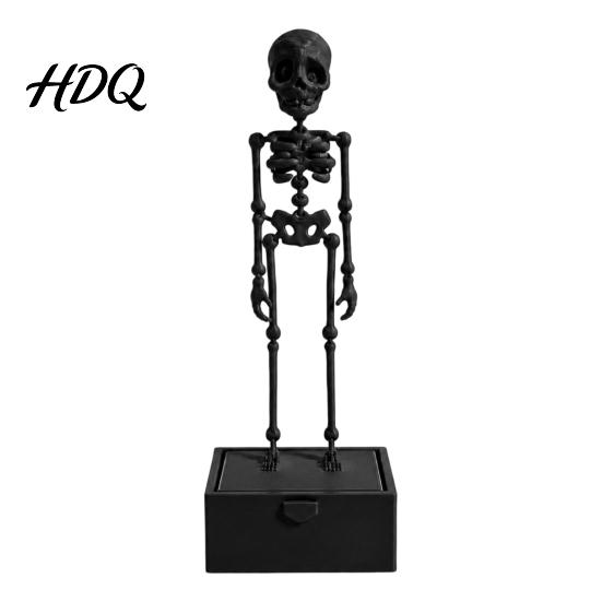 Regalo Creativo per Acquariofili Scheletro Danzante Aeratore per Acquario con Articolazioni Mobili Decorazioni per Acquario di Halloween Pompa ad Aria Dinamica Accessorio