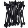 20/10Pcs Nylon Car Tie Wrap Cable Fixed Fasteners Clips Car Cable Fastening Strap Wire Band Tie Wrap Zip Tie Auto Fastener 9.5cm