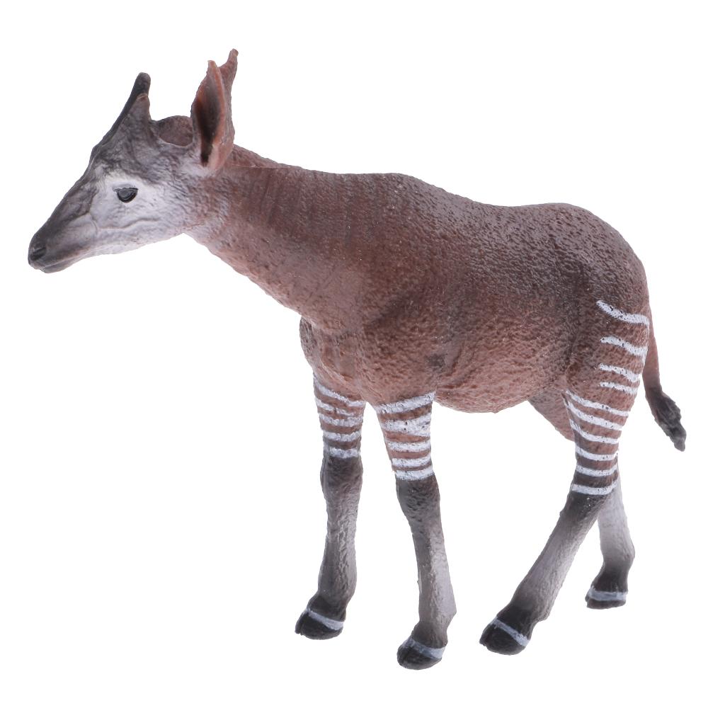 Okapi Wildlife Animal Figurine Model Action Figure kids children toy Gift