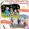 12-Piece Flying Saucer Disc Helicopter Toy Set with 4 String Launchers and 8 Disc Launcher Toys for Kids Edition 0905