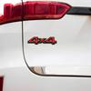 1Pc 3D Metal 4X4 Four-Wheel Drive Fashion Styling Car Sticker Emblem Badge Universal Car Accessories Decorative Stickers