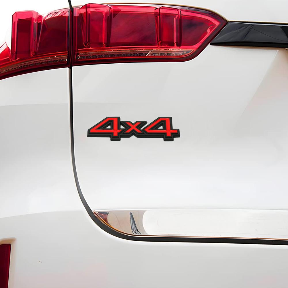 1Pc 3D Metal 4X4 Four-Wheel Drive Fashion Styling Car Sticker Emblem Badge Universal Car Accessories Decorative Stickers