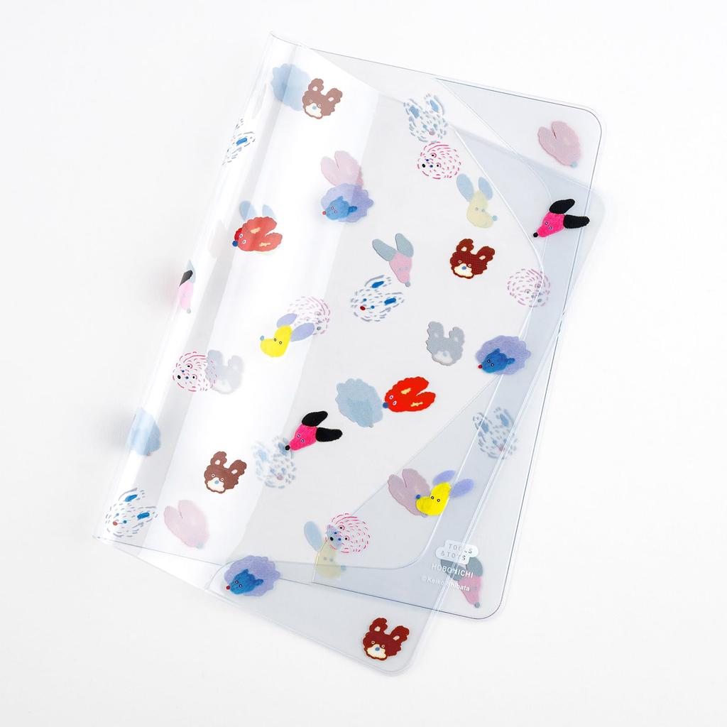 Hobonichi Techo by Keiko Shibata for Cousin Size / Cover-on-Cover "Wind-Fluttering Dog's Ears"