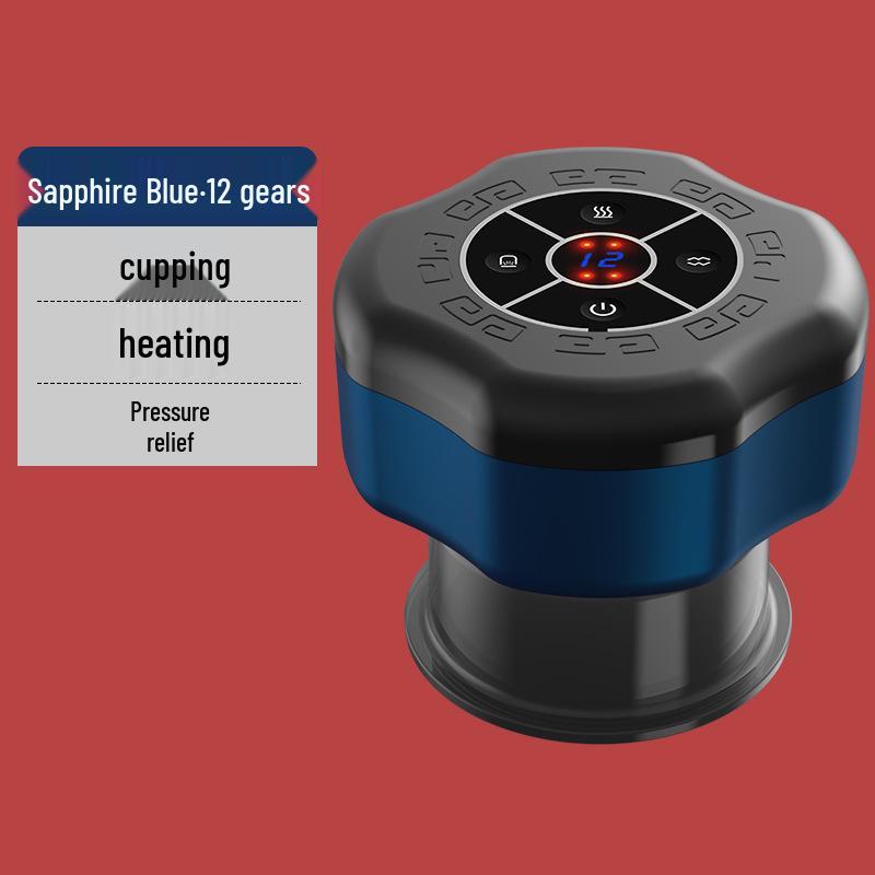Akıllı Vakum Hacamat & Isıtma Masaj Aleti: Elektrikli Vakum, Meridyen Drenajı ve Fizyoterapi Aleti.