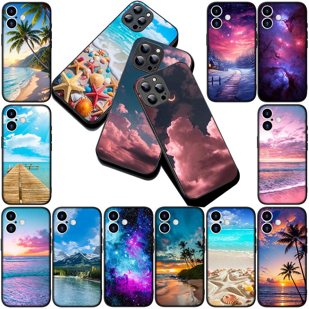 Phone Cover for Xiaomi Poco C75 C65 C71 C85 X7 X6 X5 M7 F7 F8 Ultra F6 Pro 5G Case Mountain Universe Galaxy Sea Beach Travel