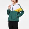Adidas Neo Windbreaker Color Block Sports Hoodie Women Jacket Green GP5433
