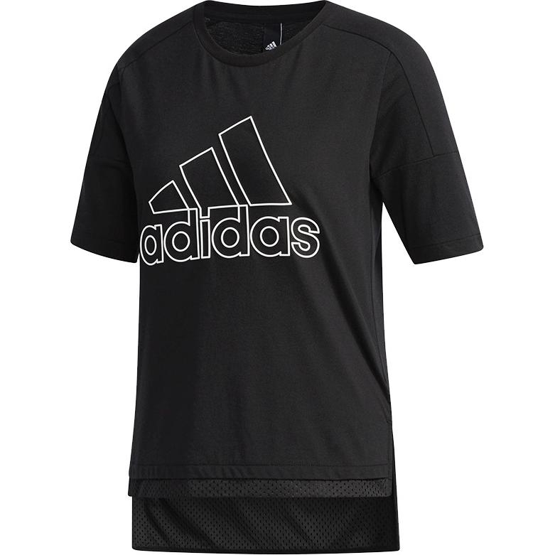 

Adidas T Shirts Women s Black Crew Neck Moderate Straight Fit CZ5042 165/88A/M