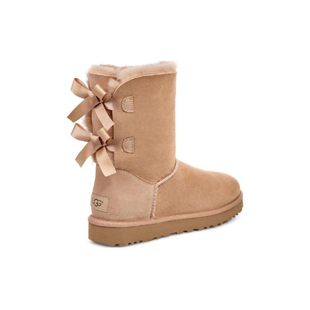 UGG Bailey Bow Ii Fleece Lined Snow Boots Women Boots Brown 1016225-FAWN