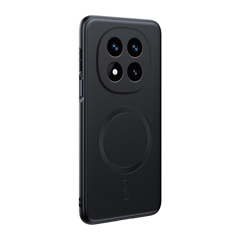 Compatible with Xiaomi Redmi Note 15 Pro vegan leather magnetic phone case, Redmi Note 14 shockproof Redmi protective case
