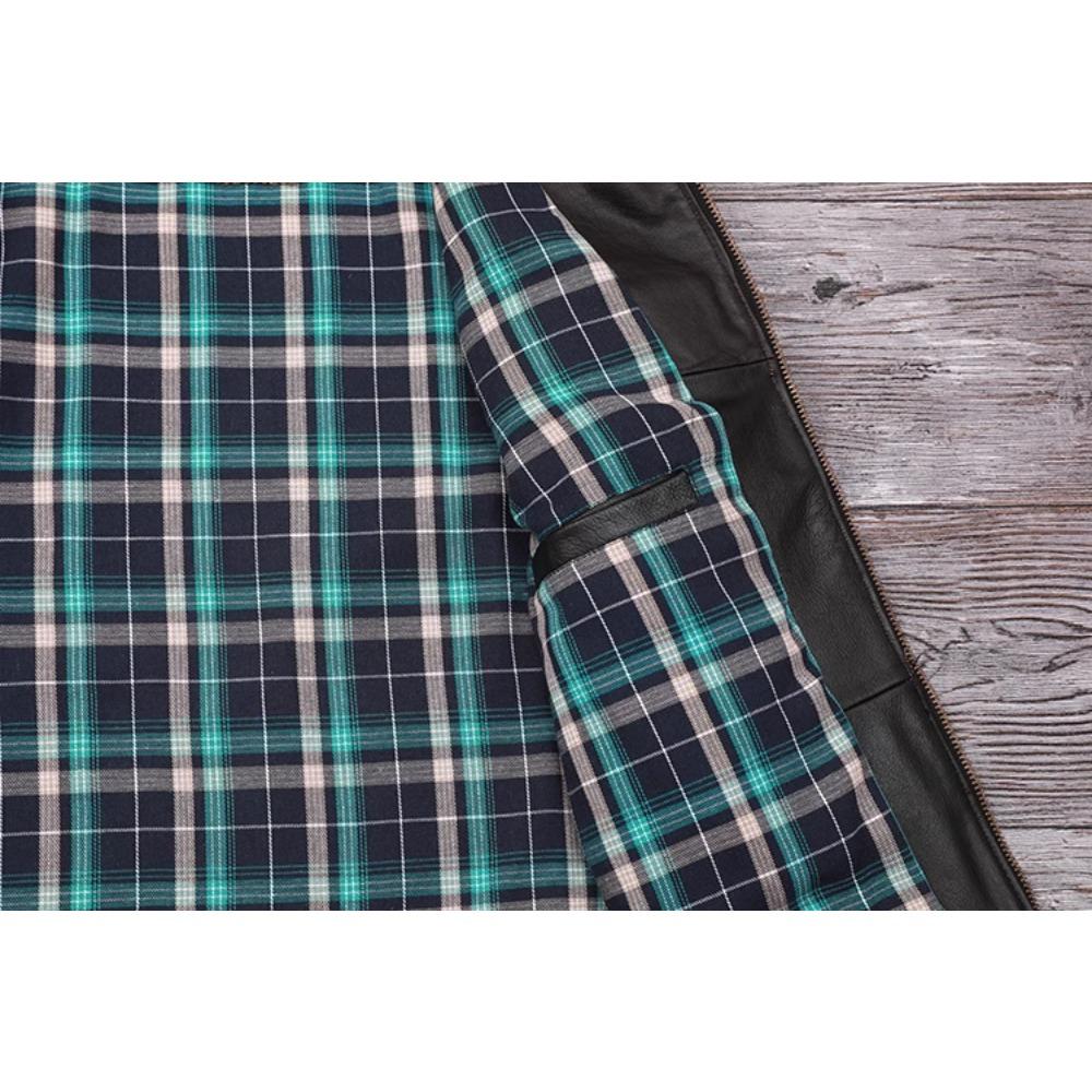 Chinesische Größe Echtes Rindsleder Männer Leder Jacke Jacken Hand Eingefasst Mantel Männer Leder Jacke Herbst