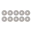 20PCS Miniature Ball Bearings Lightweight Iron Sealed Deep Groove Bearing Radial and Axial Load