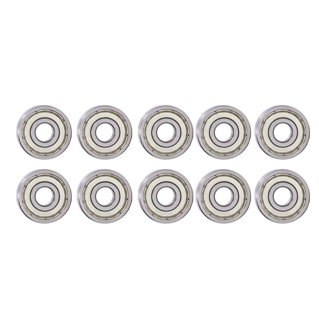 20PCS Miniature Ball Bearings Lightweight Iron Sealed Deep Groove Bearing Radial and Axial Load