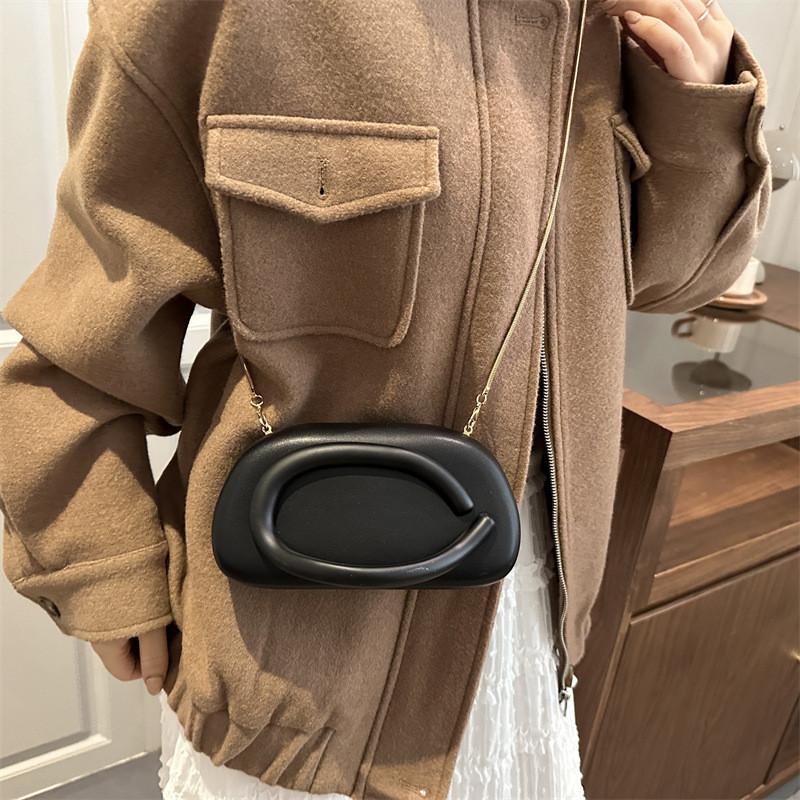Acrylic Box Clutch Bag For Women With Chain Strap Small Evening Purse Crossbody Fashion Accessory