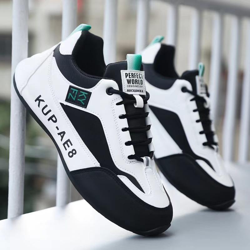 

Shoes men s shoes summer breathable leather surface versatile single shoes inner height increase dad shoes light travel shoes sports shoes men s 44