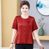 YUZHAOLIN Women's Plus Size Embroidered Summer Top