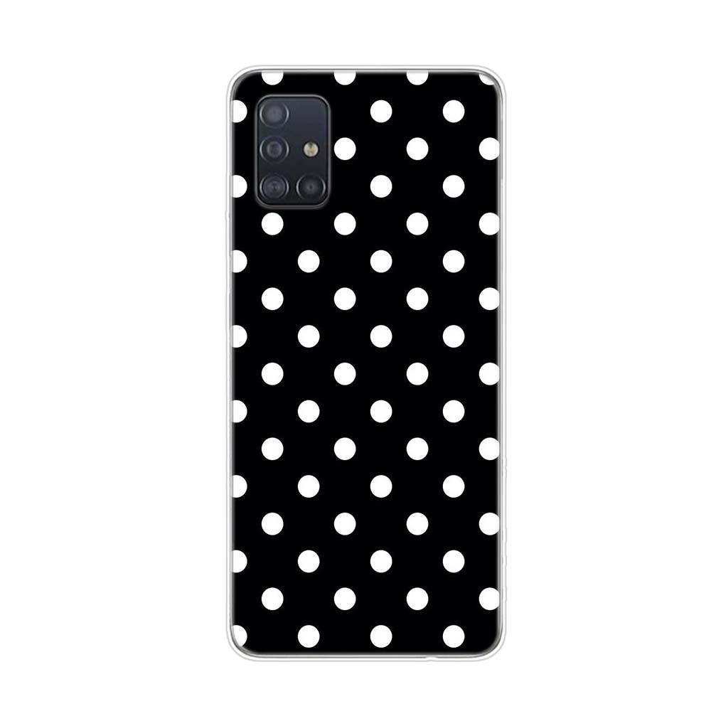 Polka Dots Fashion For Samsung Galaxy A01 A11 A12 A22 A21S A31 A41 A42 A51 A71 A32 A52 A72 A02S Soft Phone Case