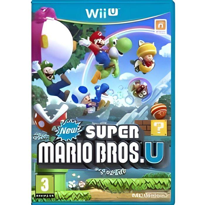 Jeu vidéo - Nintendo - New Super Mario Bros U - Plateforme - Jusqu'à 4 joueurs - Disque Wii U