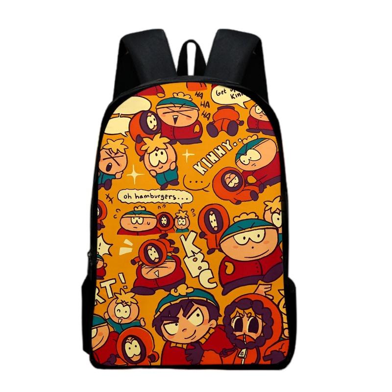 Unisex South Park Backpack With Matching Pouches For Students