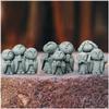 YUYAKESHI Jizo Figurine, Healing Prayer, Jizo, Monk, Guardian Deity, Cute Blue Sandstone, Wishes, Mini, Auspicious, God and Buddha Statue Set (Set C