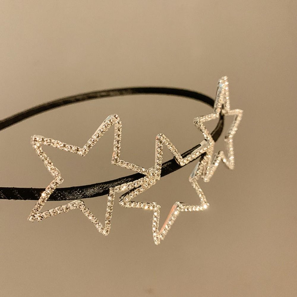 Y2K Star Headband  Star Hair Hoop Fairy Pentagram Hairband  Festive