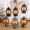New Mini Halloween Pumpkin LED Lantern With Warm Flickering Light For Halloween Home Party Tabletop Decor Gifts
