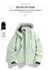 Men's Outdoor 3-in-1 Windbreaker & Fleece Liner Set for Mountaineering