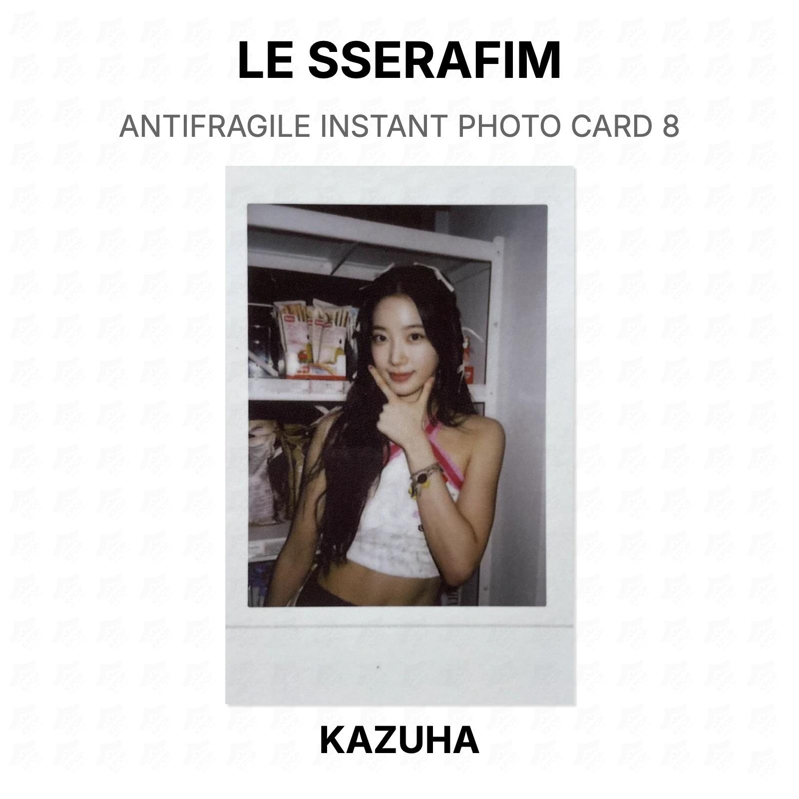 LE SSERAFIM ANTIFRAGILE INSTANT PHOTO CARD 8 Official Photocard KAZUHA