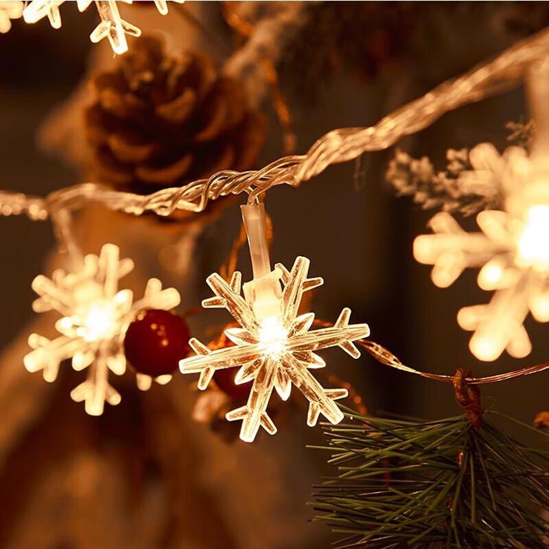 Beigong LED Snowflake String Lights