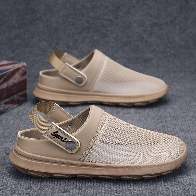 Half-slippers Mens Casual Shoes Man Beach Sandals for Men 2025 Summer Sandals Comfortable Slipper Man's Sandal Trend Trending