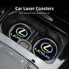 2Pcs Leather Car Coasters Cup Holder Mat For Lexus RX330 IS250 Ct200h ES300h RX350 Car Interior Accessories Decorative Coasters