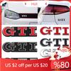 2026 Nytt För VW VOLKSWAGEN Bil Främre Grillmärke Emblem Baklucka Klistermärke 3D Metall Logotyp För Volkswagen VW GTI Polo Golf 4 5 6