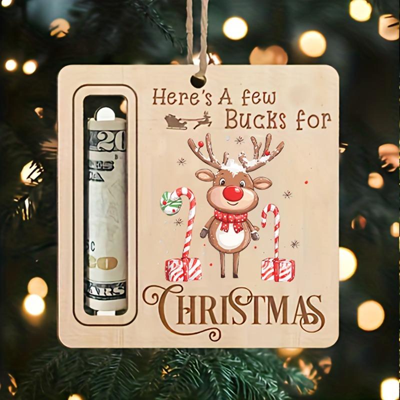 Christmas decorations, Christmas tree wallet, cute wallet, Christmas decorations, Santa Claus, deer