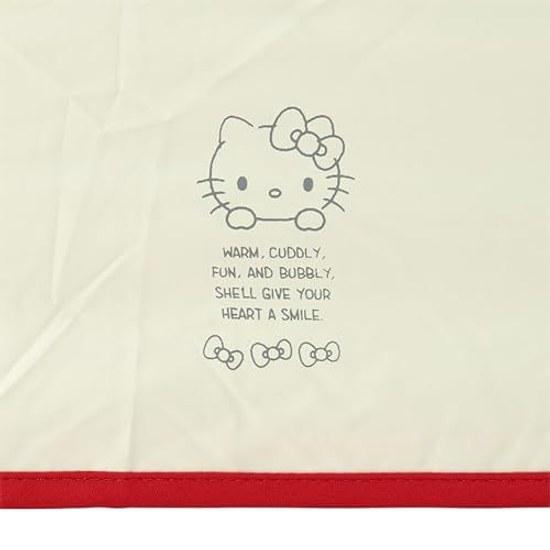 Sanrio Folding Umbrella Sun Rain Hello Kitty 100 Polyester UV Cut Rate 99.9 Higher Light Blocking Water Repellent Treatment 297780