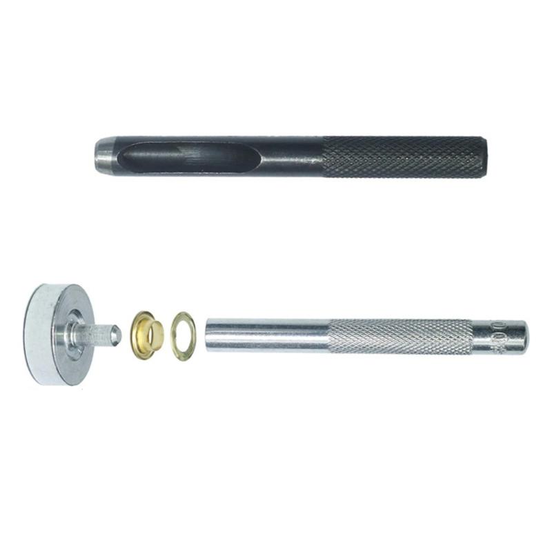 400Pcs 6mm Grommet Kits 4 Colors Grommet Eyelet Set with Install Tool Eyelet Punch Kits for Leather Belt Clothes