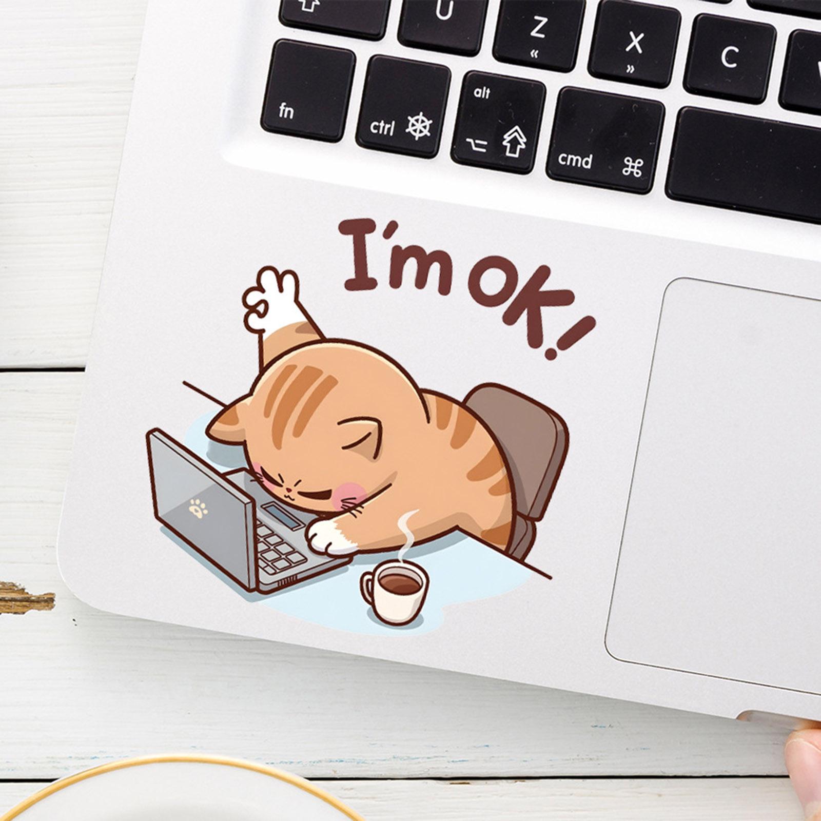 Водонепроницаемый Глянцевый Полый Дизайн Выражение Мордочки Кошки Наклейка one size