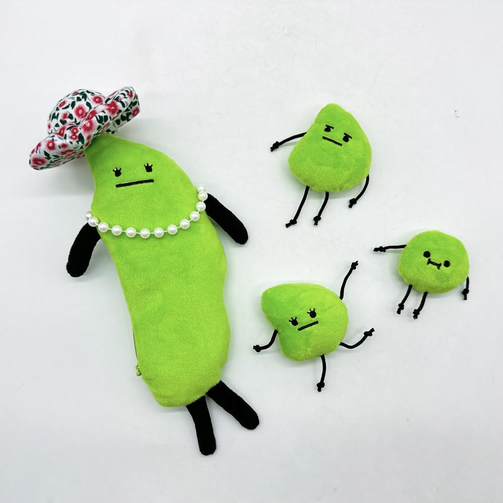 Edamame Secret Staycation Family Plush Toy Doll Is Cute Holiday Gift Children