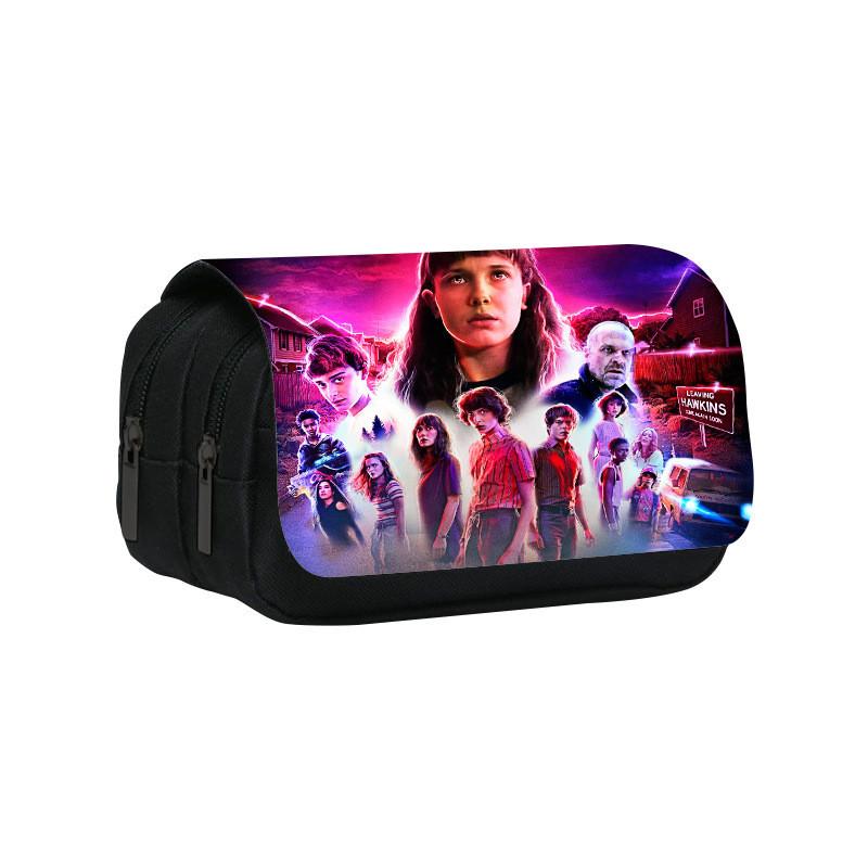 Dvouvrstvý penál Stranger Things s velkou kapacitou pro studenty a do kanceláře