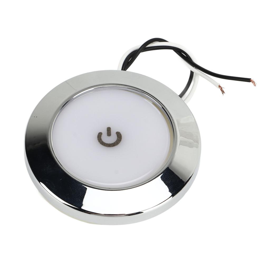 Car Reading Light 2.8inch 24V Touch Button LED Lighting Automobile Interior for RV Boat Van Truck