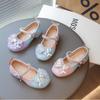 Fashion Elegant Soft Sole Anti-slippery Versatile Dress Leather Shoe for Party Autumn New Children Princess Shoes for Girls