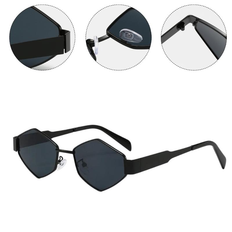 Diamond Frame Sunglasses for Girls Teens Eye Catching Carnivals Party Photography Sunglasses Outdoor Camping Glasses