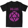 Футболка Him Band Ville Valo Heartagram Love Metal Літній вуличний одяг Футболки Модна футболка з коротким рукавом(6)