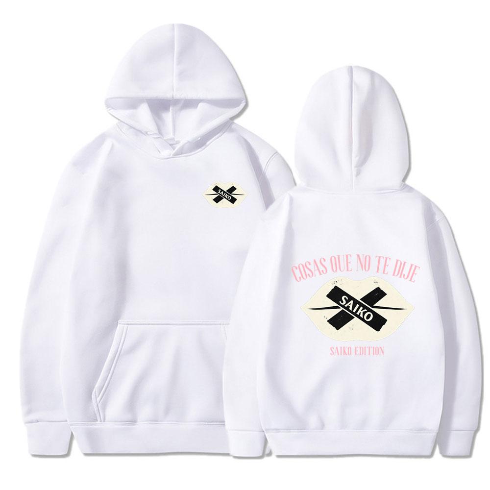 Rapper Saiko Cosas Que No Te Dije Merch Tops Men's Women Clothing Casual Oversized Streetwears Fashion Vintage Style Couple Wear